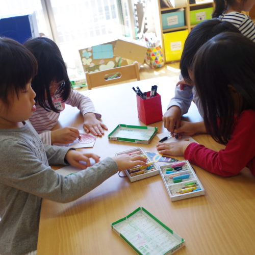 苗のプレート作り！