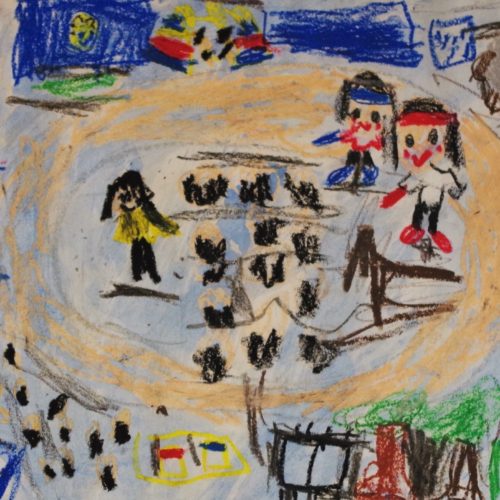 運動会の絵を描いたよ!【パリス錦町保育園】 運動会の絵を描いたよ!【パリス錦町保育園】