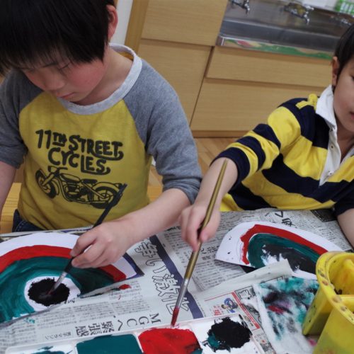 りゅうのぼりを作ったよ。【パリス錦町保育園】