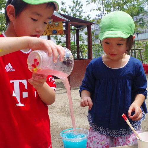なにして遊ぶ？（以上児園庭編ver.）【パリス錦町保育園】