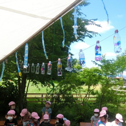 七夕いい天気！星に願いを･･･☆彡【パリス保育園】