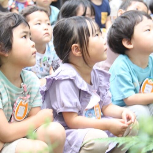 くまちゃんの森で七夕まつり　【パリス保育園】