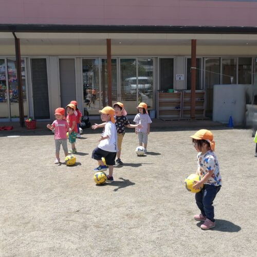 初めてのサッカー教室⚽⚽【パリス将監西保育園】