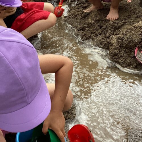 どろ遊び～！【パリス将監西保育園】