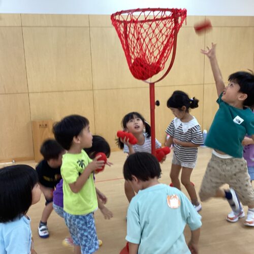 たまいれ遊び！！【パリス将監西保育園】