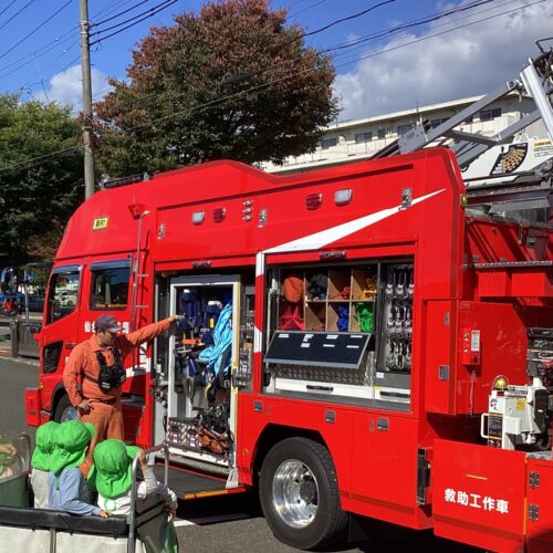 消防車が来たよ～🚒【パリス将監西保育園】