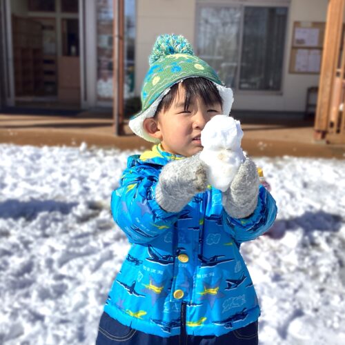 雪遊び楽しい～‼⛄【パリス将監西保育園】